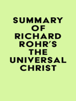 Summary of Richard Rohr's The Universal Christ