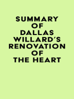 Summary of Dallas Willard's Renovation of the Heart