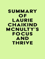 Summary of Laurie Chaikind McNulty's Focus and Thrive