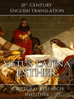 Vetus Latina - Esther