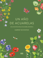 Un año de acuarelas: Una guia estacional de acuarela botánica