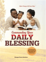 COMMANDING YOUR DAILY BLESSING: Take Charge of Your Day!