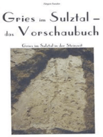 Gries im Sulztal - Das Vorschaubuch: Gries im Sulztal in der Steinzeit