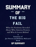 Summary of The Big Fail by Joe Nocera and Bethany McLean: What the Pandemic Revealed About Who America Protects and Who It Leaves Behind