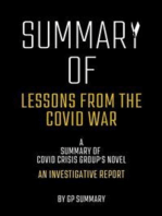 Summary of Lessons from the Covid War by Covid Crisis Group: An Investigative Report