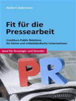 Fit für die Pressearbeit: Crashkurs Public Relations für kleine und mittelständische Unternehmen