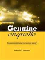 Genuine Etiquette: Maintaining Discipline in an Evolving Society