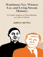 Watchman Nee, Witness Lee, and Living Stream Ministry