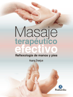 Masaje terapéutico efectivo: Reflexología de manos y pies (Color)