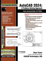 AutoCAD 2024: A Problem - Solving Approach, Basic and Intermediate, 30th Edition