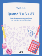 Quand 7 x 6 = 37: Partir des connaissances des élèves pour enseigner les mathématiques