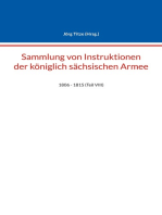 Sammlung von Instruktionen der königlich sächsischen Armee: 1806 - 1815 (Teil VIII)