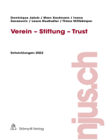 Verein - Stiftung - Trust: Entwicklungen 2022