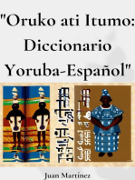 "Oruko ati Itumo: Diccionario Yoruba-Español"