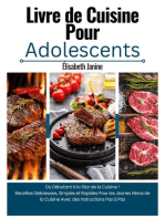 Livre de Cuisine Pour Adolescents