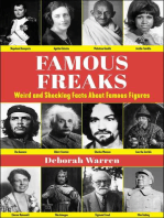 Famous Freaks: Weird and Shocking Facts About Famous Figures