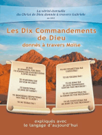 Les Dix Commandements de Dieu donnés à travers Moïse