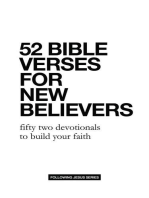 52 Bible Verses for New Believers: Fifty Two Devotionals to Build Your Faith: 52 Bible Verse Devotionals, #1