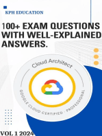 Google Cloud Professional Cloud Architect Exam Q & A.