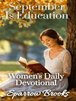September Is Education: Women's Daily Devotional, #9