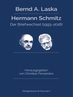 Bernd A. Laska - Hermann Schmitz: Der Briefwechsel (1993–2016). Aus dem Vorlass von Bernd A. Laska