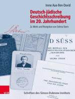 Deutsch-jüdische Geschichtsschreibung im 20. Jahrhundert: Zu Werk und Rezeption von Selma Stern