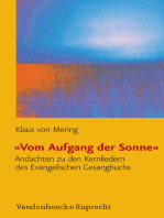 »Vom Aufgang der Sonne«: Andachten zu den Kernliedern des Evangelischen Gesangbuchs