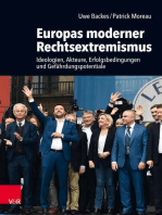 Europas moderner Rechtsextremismus: Ideologien, Akteure, Erfolgsbedingungen und Gefährdungspotentiale