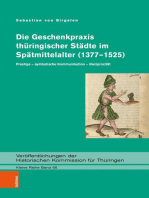 Die Geschenkpraxis thüringischer Städte im Spätmittelalter (1377–1525)