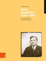 David Frankfurter (1909-1982): Das Selbstbild des Gustloff-Attentäters
