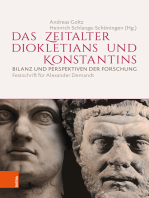 Das Zeitalter Diokletians und Konstantins: Bilanz und Perspektiven der Forschung. Festschrift für Alexander Demandt