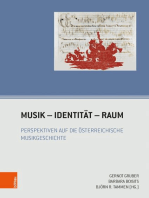 Musik – Identität – Raum: Perspektiven auf die österreichische Musikgeschichte