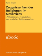 Zeugnisse fremder Religionen im Unterricht: »Weltreligionen« im deutschen und englischen Religionsunterricht