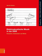 Elektroakustische Musik in der DDR: Rezeption, Institutionen und Werke