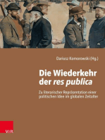 Die Wiederkehr der res publica: Zu literarischer Repräsentation einer politischen Idee im globalen Zeitalter