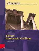 Sallust, Coniuratio Catilinae — Lehrerband Fachschaftslizenz