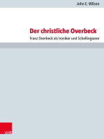 Der christliche Overbeck: Franz Overbeck als Ironiker und Schellingianer