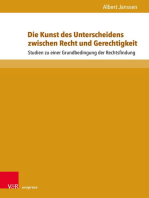 Die Kunst des Unterscheidens zwischen Recht und Gerechtigkeit