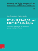 MTL-Ez 11,25–48,35 und LXX967-Ez 11,25–48,35: Synoptische Leseausgabe des hebräischen und des griechischen Textes