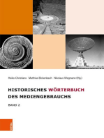 Historisches Wörterbuch des Mediengebrauchs: Band 2