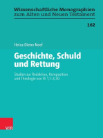 Geschichte, Schuld und Rettung: Studien zur Redaktion, Komposition und Theologie von Ri 1,1-3,30