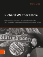 Richard Walther Darré: Der "Reichsbauernführer", die nationalsozialistische "Blut und Boden"-Ideologie und Hitlers Machteroberung