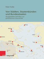 Von Städten, Staatenbünden und Bundesstaaten: Ausgewählte Schriften zur griechischen Geschichte