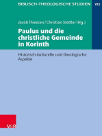 Paulus und die christliche Gemeinde in Korinth: Historisch-kulturelle und theologische Aspekte