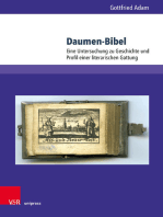 Daumen-Bibel: Eine Untersuchung zu Geschichte und Profil einer literarischen Gattung