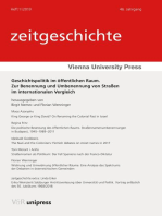 Geschichtspolitik im öffentlichen Raum: Zur Benennung und Umbenennung von Straßen im internationalen Vergleich