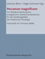 Peccatum magnificare: Zur Wiederentdeckung des evangelischen Sündenverständnisses für die Handlungsfelder der Praktischen Theologie (FS Christian Möller)
