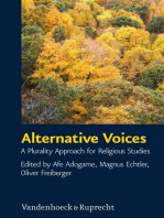 Alternative Voices: A Plurality Approach for Religious Studies. Essays in Honor of Ulrich Berner