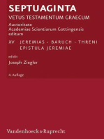 Septuaginta. Band 15: Jeremias, Baruch, Threni, Epistula Jeremiae