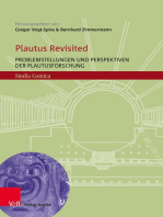 Plautus Revisited: Problemstellungen und Perspektiven der Plautusforschung